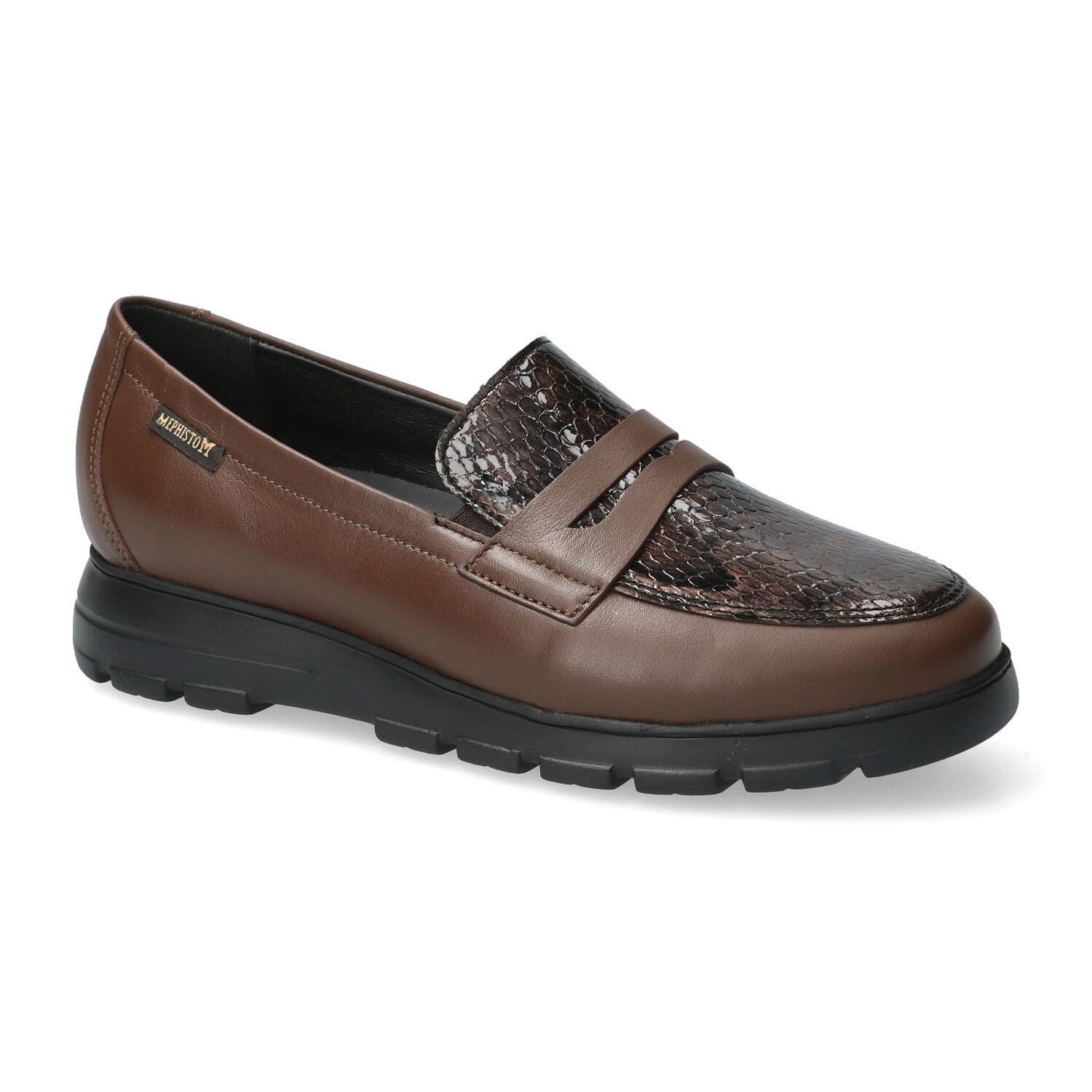 mocassins femme modèle Carima marron - Mephisto